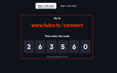 How do I Connect Code my Fubotv with a Code ?